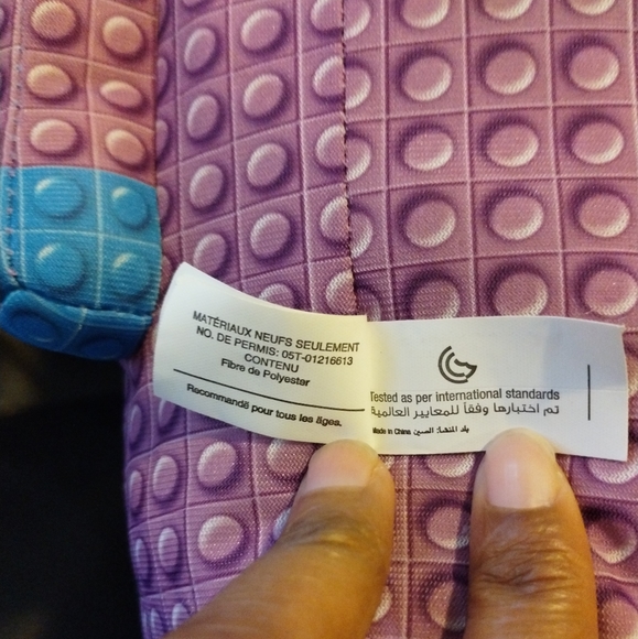 ✓Nanco International Purple Blue Pixel Block Narwhal Whale Unicorn Plush Toy 14" - Picture 12 of 16